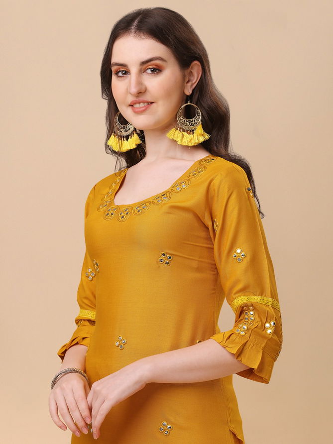 Shubh 11 Beautiful Fancy Wear Wholesale Kurti Pant With Dupatta Catalog